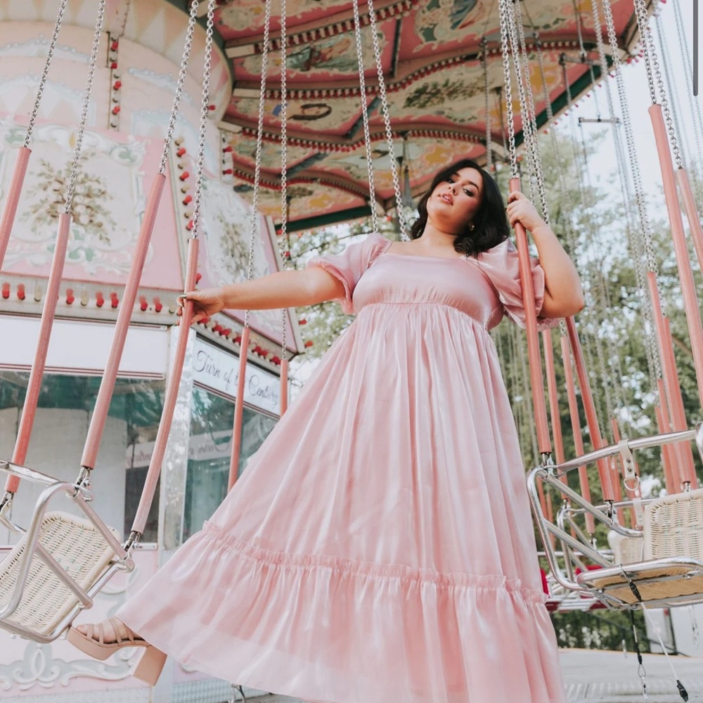 One Loved Babe pink maxi dress 5X